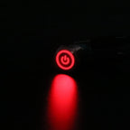 IP65 LED Metal Push Button Switch 12mm 16mm 19mm 22mm 3A Momentary Latching 5-220V 5 Colors