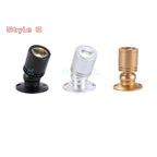 Mini LED Cabinet Spotlight 1W 3W DC 12V Warm White Natural White Cool White Red Green Blue Driver Included Surface or Recessed Mount Aluminum Black Silver