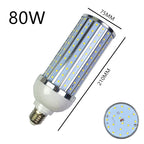 E26 E39 E40 B22 SMD2835 LED Corn Bulb 25W-250W 100-110lm/W 360° AC 85-265V 3-Color