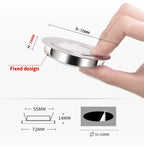 Ultra-Thin DC 12V 3W LED Recessed Spotlight IP65 Waterproof Cabinet Bathroom 55mm
