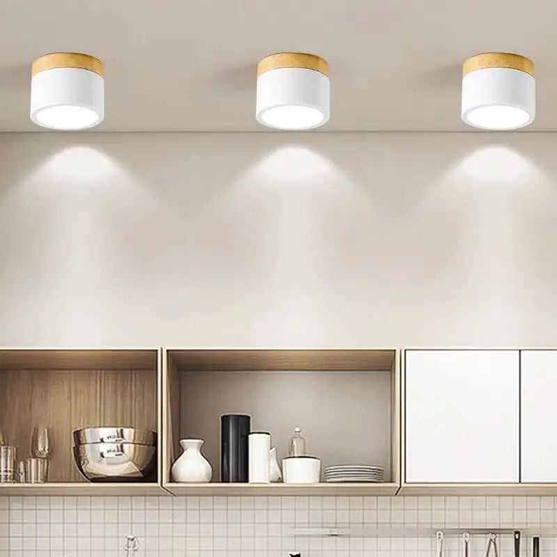 Dimmable Surface Mounted LED Ceiling Downlight 5W 7W 9W 12W 15W No Cutout 110-220V