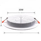 LED Recessed Ceiling Downlight 5W 9W 12W 15W 18W 24W 30W 36W 100lm/W AC110-240V