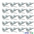 1W DC 12V Mini LED Recessed Spotlight IP65 D20mm 15mm Cutout 30° 120° Dimmable 6-Color