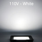 Ultra-Thin IP66 LED Flood Light 10W-100W SMD2835 CRI 80 120° AC 90-140V or 180-265V Aluminum