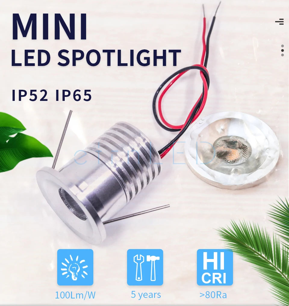 Waterproof RGB LED Mini Recessed Ceiling Light