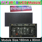 P2.5 64x32 Indoor Full-Color LED Display Module 160x80mm HUB75 800nit SMD2121 DC 5V