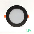 DC 12V LED Recessed Ceiling Downlight 3W 5W 7W 9W 12W 18W CRI 85+ White Black 120-Degree