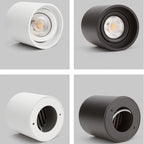 Dimmable LED Surface Mounted Downlight 6W 10W 12W 15W 18W 22W Die Cast Aluminum SMD 5730 CRI 85 60 Degree Knob Switch AC 85-265V