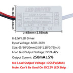 Isolated Constant Current LED Driver 280-300mA 1-3W to 25-36W AC 85-265V Aishi IC OVP