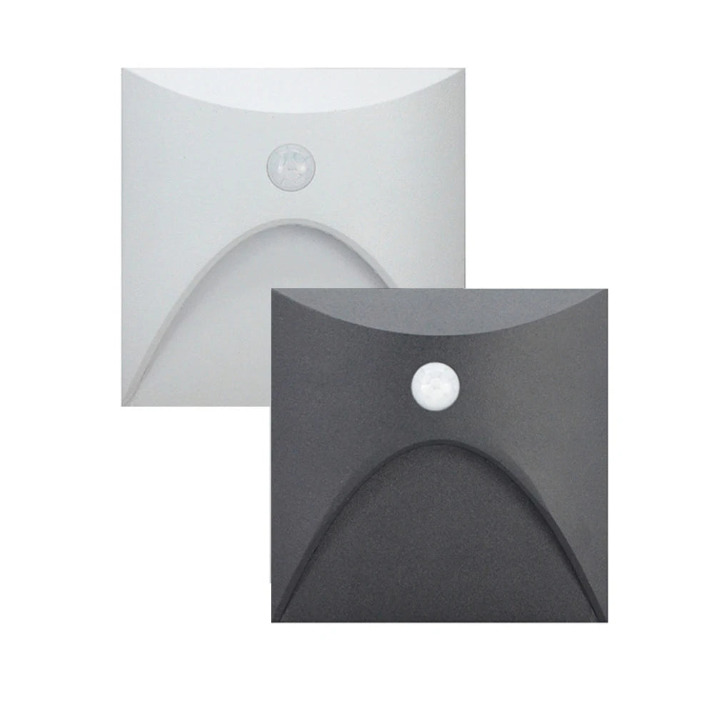 LED Recessed Stair Light PIR Motion Sensor Waterproof