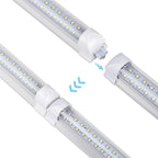 20W V-Shape T8 LED Tube 57cm 96-LED SMD2835 2000lm 270° Clear Milky AC 85-265V 2ft