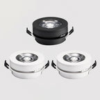 Dimmable 360-Degree Rotatable COB LED Recessed Downlight 5W 7W 9W 12W 15W 18W 24-Degree