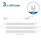 50cm LED Tube Light T5 15W T8 25W SMD2835 CRI 80 Warm Neutral Cool White AC 85-265V