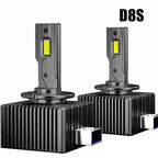 D1S D2S D2R D3S D4S D4R D5S D8S LED Headlight 35W 6000K Canbus All-in-One Fan Cooled 2-Pack