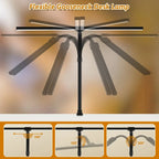 Double-Head LED Desk Lamp 80cm USB DC 5V CRI 90 5-Level Dim 5-CCT 2700-6500K Remote