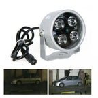 4-Array IR LED Illuminator CCTV Night Vision 10-40m Auto Sensor DC 12V Waterproof 60x55x75mm