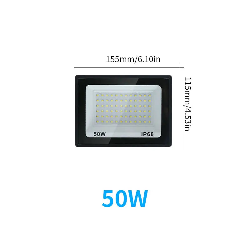 LED Flood Light 10W 20W 30W 50W 100W 150W 200W 300W IP66 120° AC 110-130V 175-265V UL CE