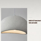 Nordic Wabi-Sabi Hand Knitted LED Pendant Light Single Head PP Plastic Cord Pendant AC 90-260V Living Room Dining Room