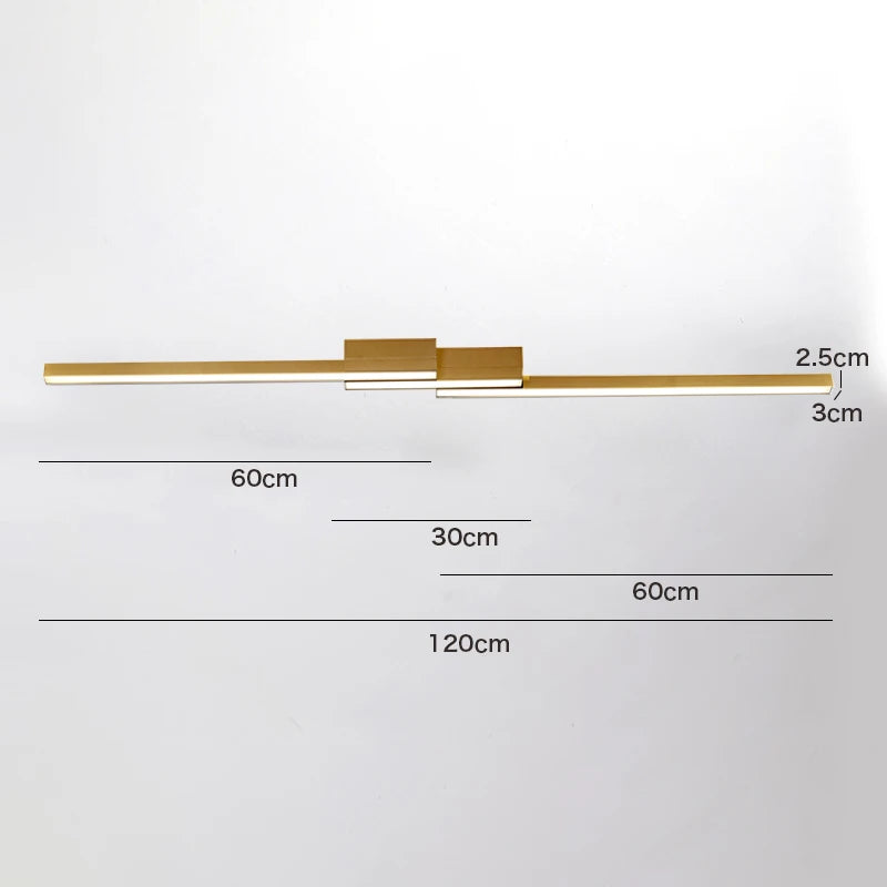 Modern LED Ceiling Light 3-Color Switch Remote Dimmable Black White Gold AC 90-260V