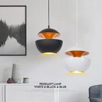 Modern Nordic Pendant Light E26 E27 Aluminum Chandelier D25cm D35cm Living Dining Room