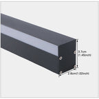 IP65 LED Outdoor Linear Wall Light 12W 22W 32W 40W 48W Warm White Neutral White AC 85-265V Garden Porch Hotel Decorative Wall Lamp