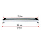 LED Flood Light IP67 Black Shell AC 110-220V DC 24-36V Outdoor Wall Garden Spotlight