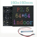 P2.5 Indoor Full Color RGB LED Display Module 160x160mm 64x64 Pixels SMD2121 1/32 Scan High Brightness Panel