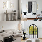 Modern Nordic LED Wall Lamp G9 Gold Metal Acrylic 8x55cm 10x67cm 90-260V Bedroom Hotel
