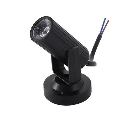 Mini LED Moving Head Beam Spotlight 1W 180 Degree AC 85-265V RGB White Warm White Red Blue Green Purple Stage DJ KTV Bar 2 Pack