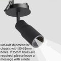 Zoom track spotlight can focus light from 10 ° -60 °, freely adjust aperture size, bar restaurant atmosphere spotlight