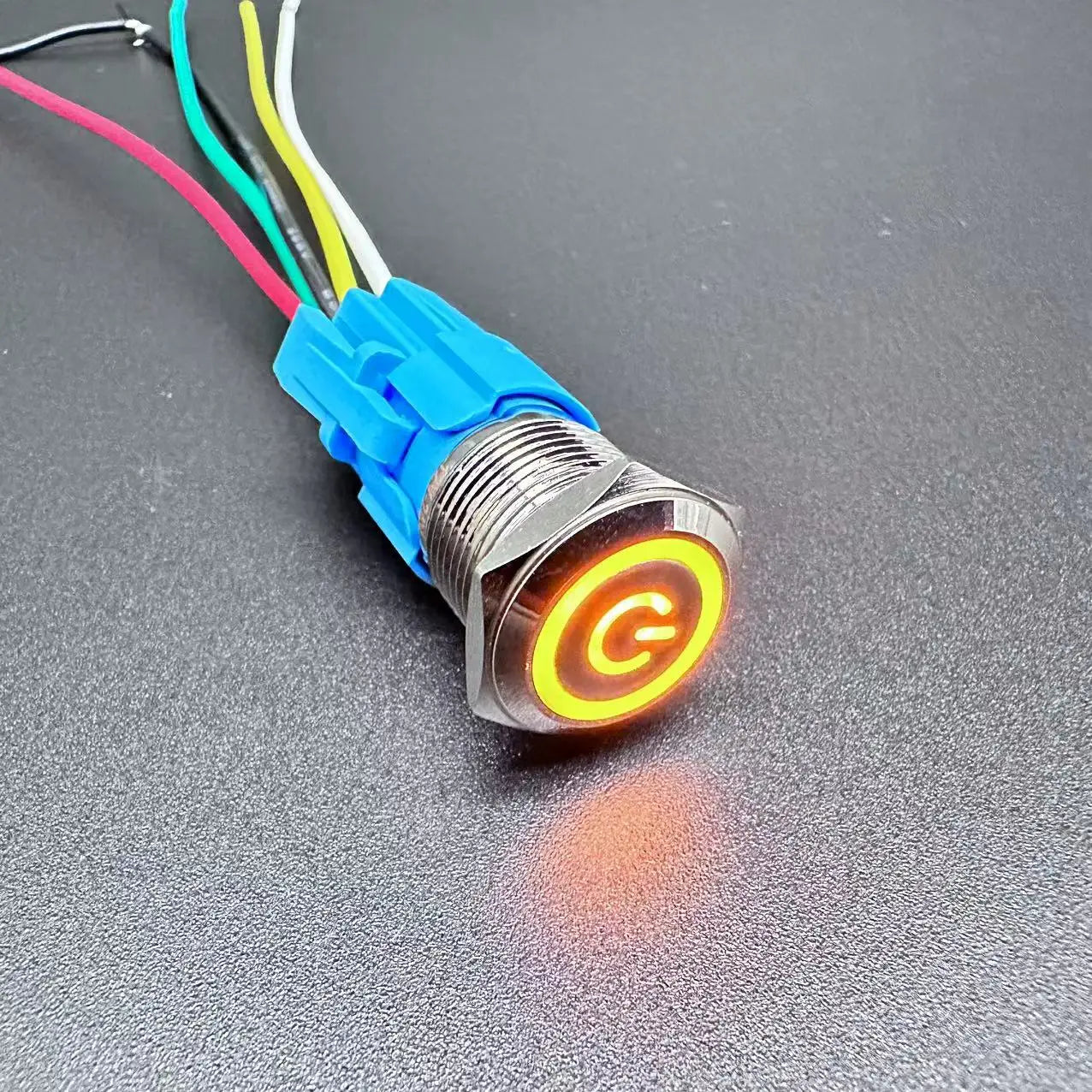Waterproof LED Metal Push Button Switch 12mm 16mm 19mm 22mm 5A Momentary Latching 5-220V