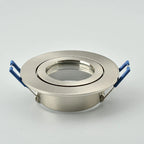 GU10 MR16 IP44 Recessed Ceiling Spotlight Mount Frame D83mm 68mm Cutout White Black Nickel
