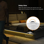 USB 5V LED Strip Light with PIR Motion Sensor SMD 2835 IP65 Waterproof 60 LED/m 1m 2m 3m Warm White Cool White Adjustable Delay