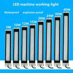 LED CNC Machine Tool Work Light AC 100-230V IP67 Waterproof Aluminum Alloy Workshop Lathe