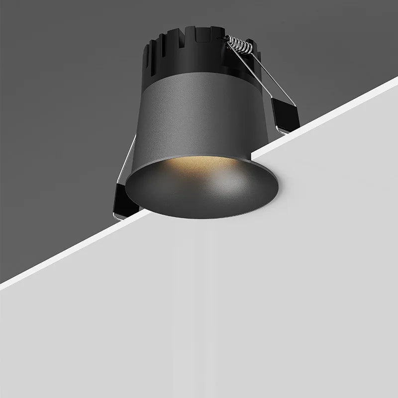 Mini Curved Dimmable COB LED Recessed Downlight 5W 7W 10W 12W 15W 18W CRI 90+ 85-265V