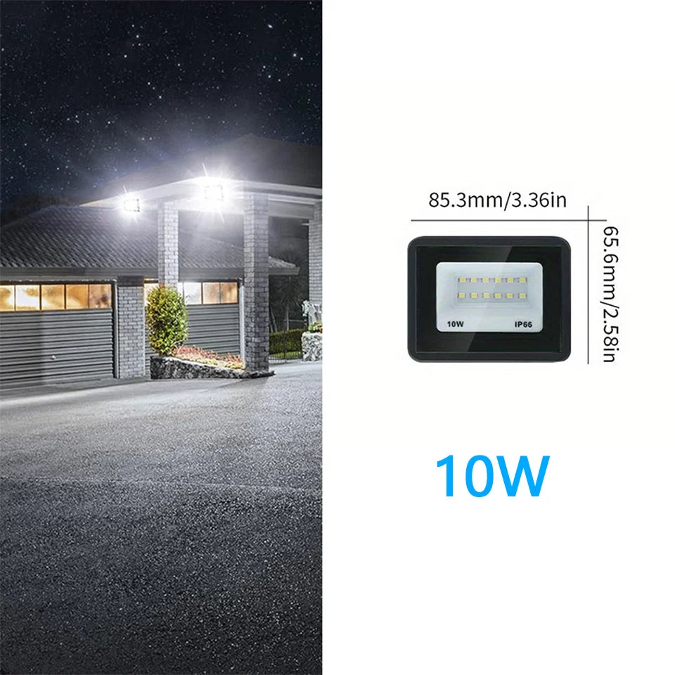LED Flood Light 10W 20W 30W 50W 100W 150W 200W 300W IP66 Waterproof AC 110-220V