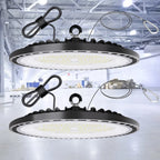 UFO LED High Bay Light 100W 150W 200W SMD2835 IP66 110-120lm/W 6000K AC 110-265V Warehouse