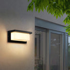 IP65 LED Outdoor Wall Light 20W Radar Motion Sensor Plastic Polycarbonate Black AC 85-265V Porch Garden Balcony 3 to 6 Meter Range