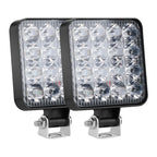 48W LED Work Light Bar Combo Beam 6500K IP65 DC 12-24V Stainless Bracket Offroad ATV Truck