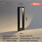 IP65 LED Outdoor Lawn Lamp 10W Die Cast Aluminum Acrylic Fixed Base AC 85-265V Warm White Cool White Garden Path Landscape Black