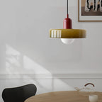 Nordic Glass LED Pendant Light E26 Single Head Cord Pendant Baked Paint Hardware AC 90-260V Bedroom Dining Room Parlor
