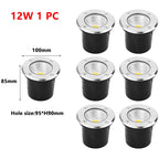 IP67 COB LED Underground Ground Light 5W 10W 12W 15W AC 85-265V or DC 12-24V 120 Degree 120 lm/W Warm White Natural White Cool White Red Green Blue