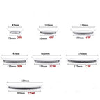 Dimmable Round LED Recessed Panel Downlight 3W 4W 6W 9W 12W 15W 25W SMD2835 85-265V
