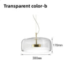 Modern Glass Pendant Light E26 E27 Iron Knob Switch AC 90-260V 5-10m² Hotel Bar Bedroom