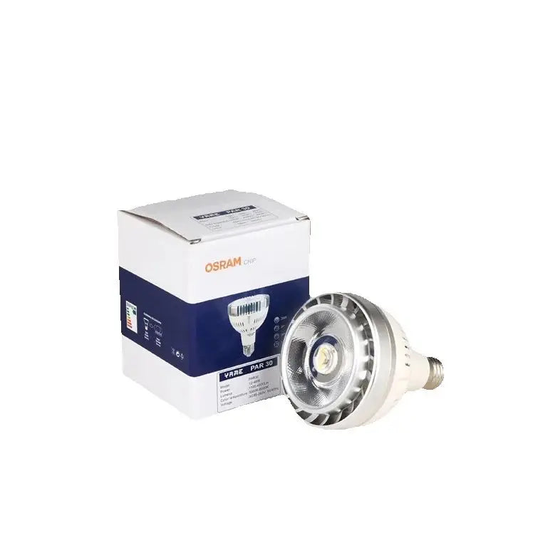 PAR30 COB LED Spotlight 35W E26 E27 3500-4200lm CRI 80+ 24° AC 110-240V 3-Color