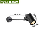 Outdoor Long Arm COB LED Wall Light 10W 15W 20W IP65 Waterproof Aluminum Baked Finish AC 85-265V Porch Entrance Signboard