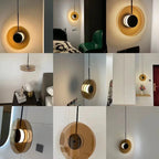 Nordic Minimalist Iron Glass Pendant Light D20 D28 D38cm Matte Black Warm Cool White AC 85-265V