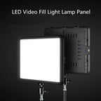 8/12 Inch LED Photography Video Panel Light 12W 15W 1700lm CRI 85+ 2800-7000K 5V USB-C Tripod