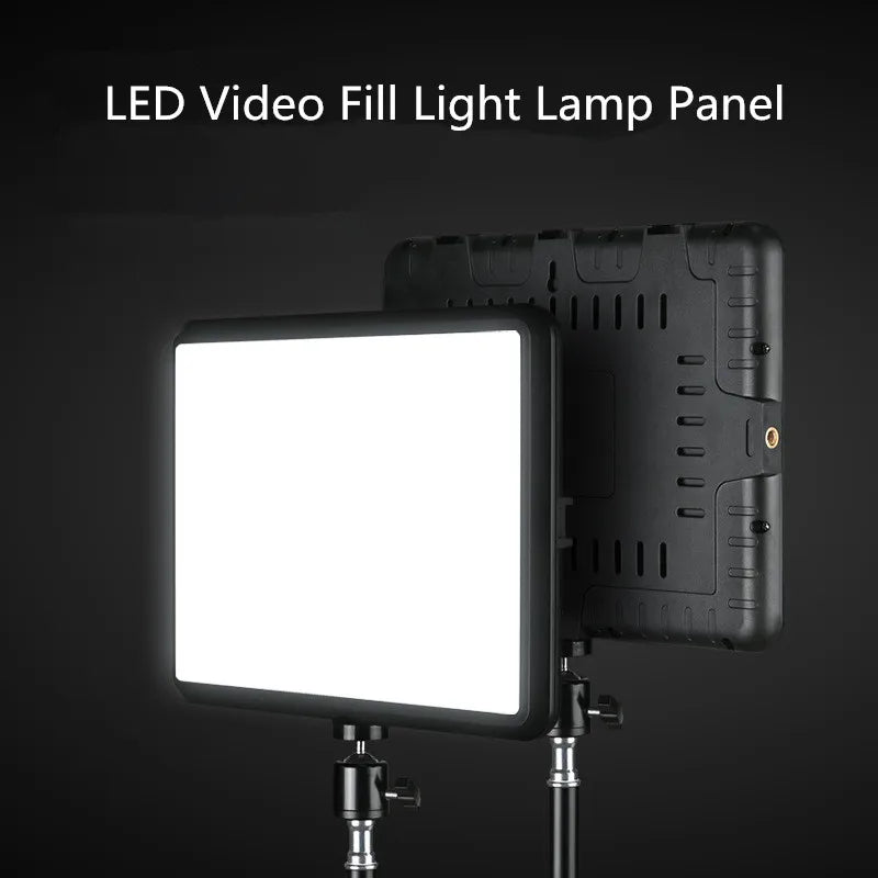 8/12 Inch LED Photography Video Panel Light 12W 15W 1700lm CRI 85+ 2800-7000K 5V USB-C Tripod