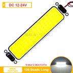 BLALION COB LED Interior Strip Light 30W 600lm 12-24V IP67 On/Off Switch Van Truck Lorry